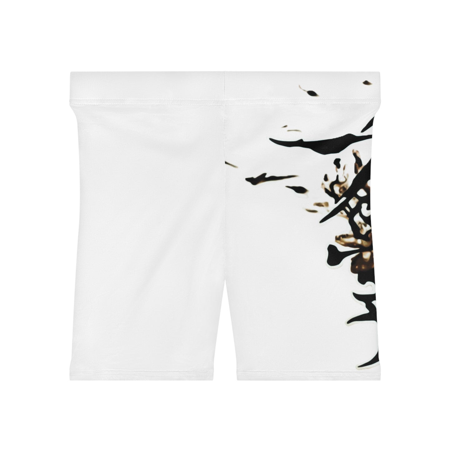 Graphic Women's Biker Shorts - Trendy Design