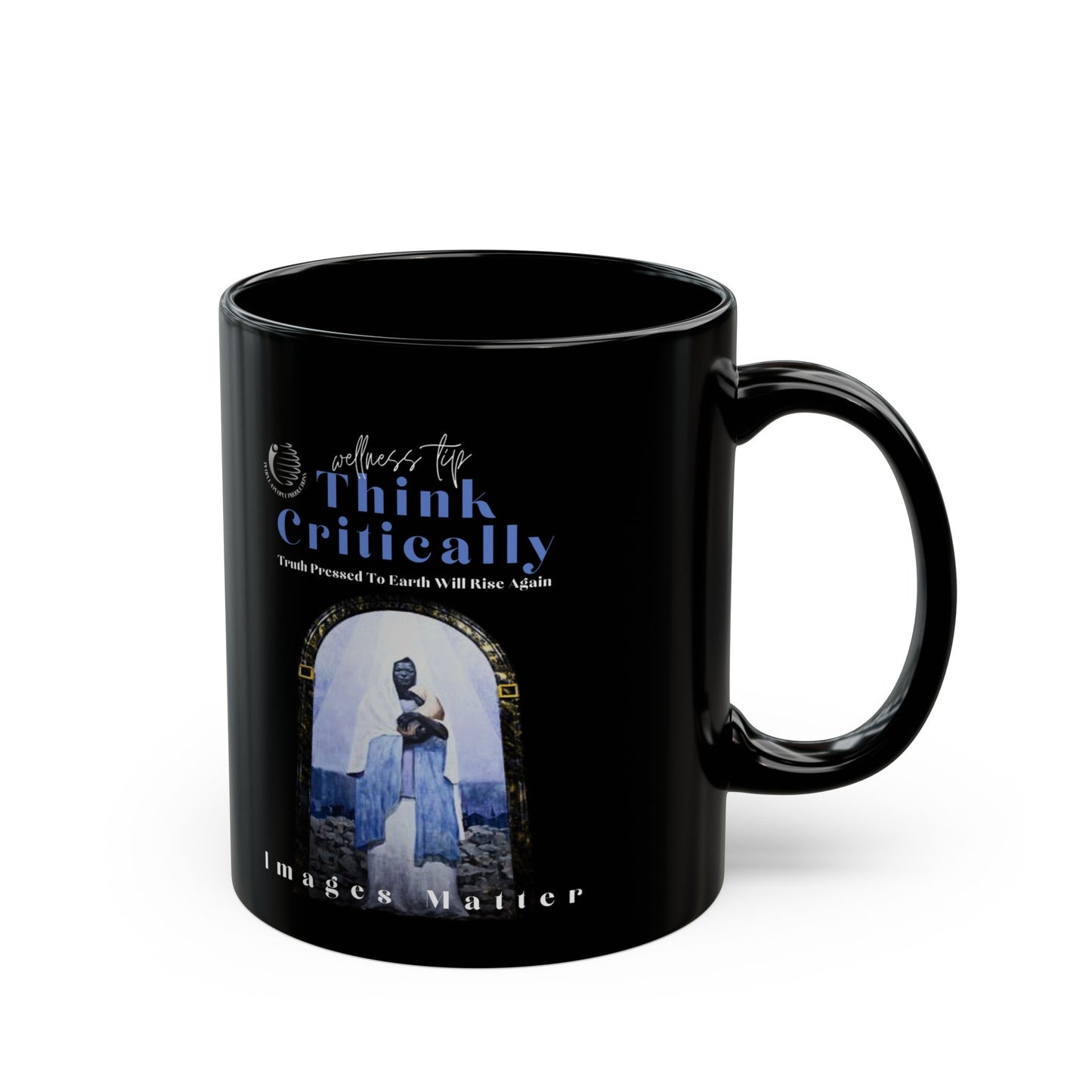 Black Inspirational Think Mug