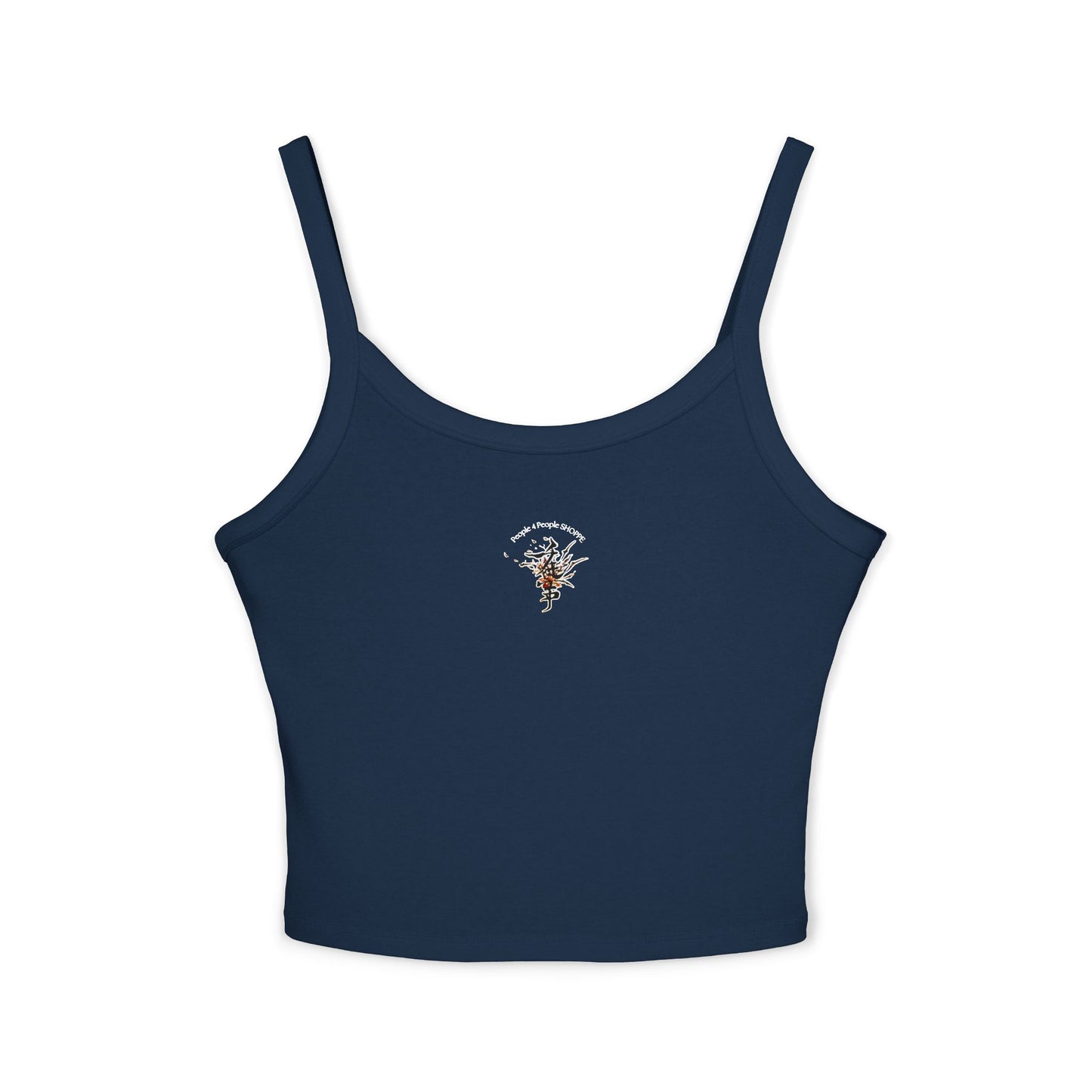 Empowering Women's Spaghetti Strap Tank Top - 'We Think. Images Matter.'