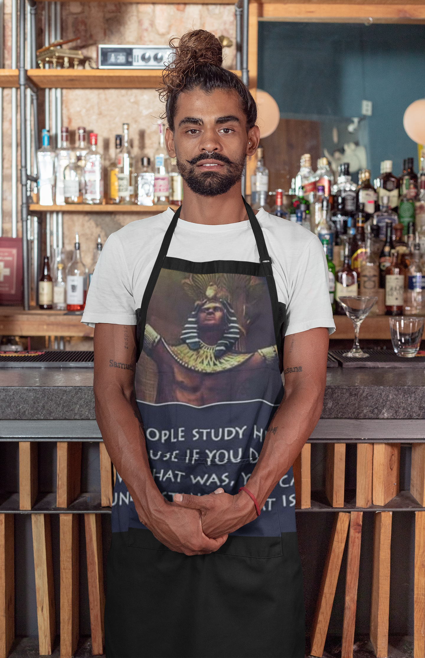 Inspirational History Apron - Perfect for Chefs and Home Cooks