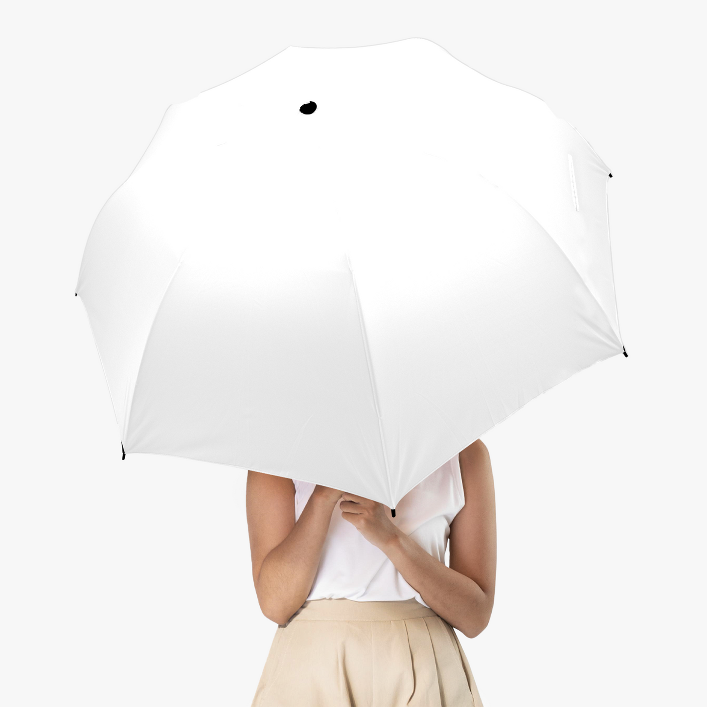 Artistic Foldable Umbrella - Elegant Line Design