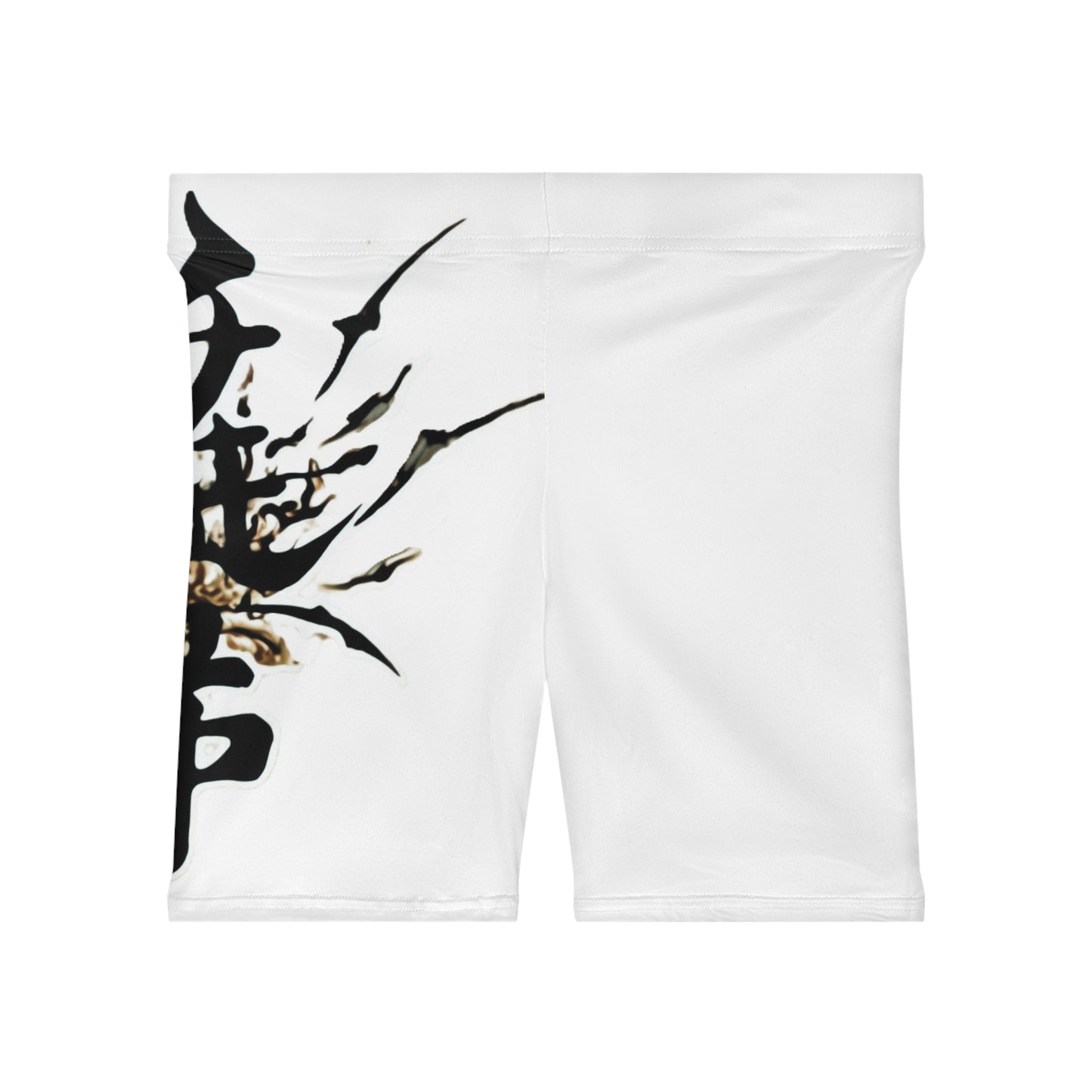 Graphic Women's Biker Shorts - Trendy Design