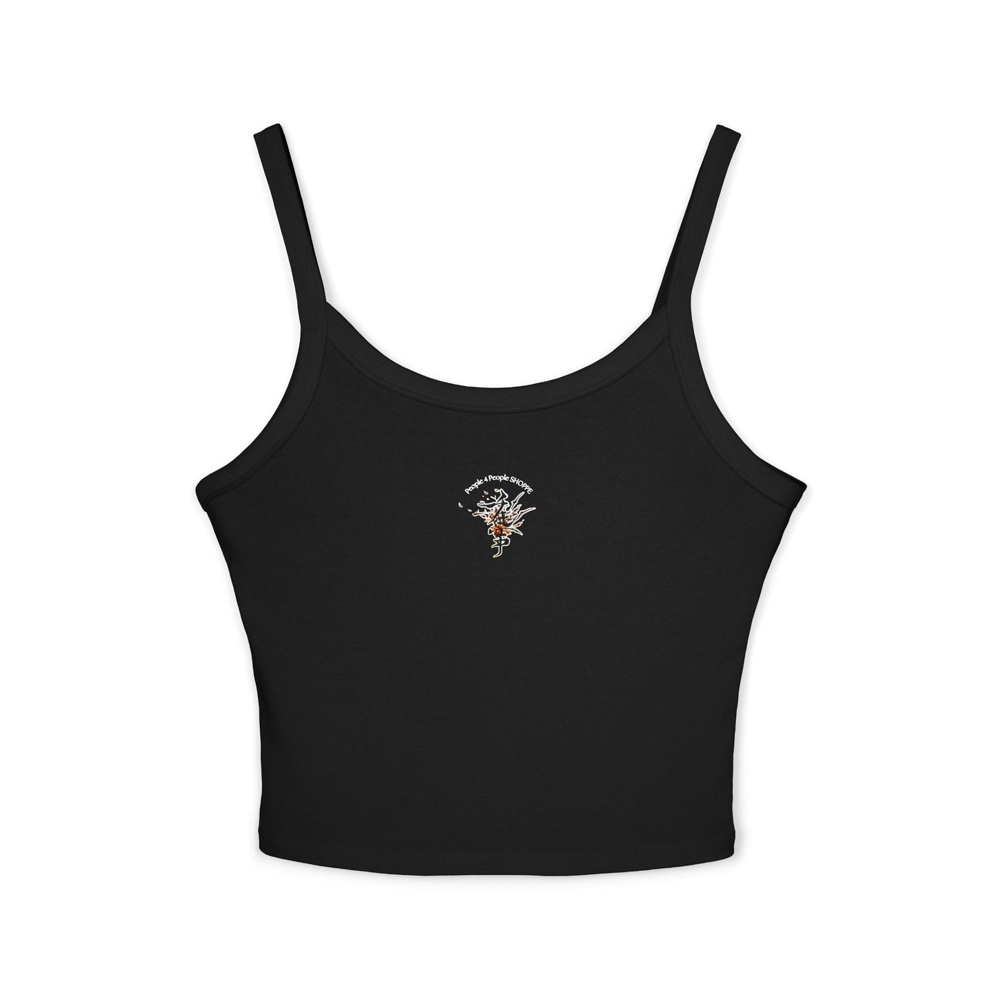 Empowering Women's Spaghetti Strap Tank Top - 'We Think. Images Matter.'