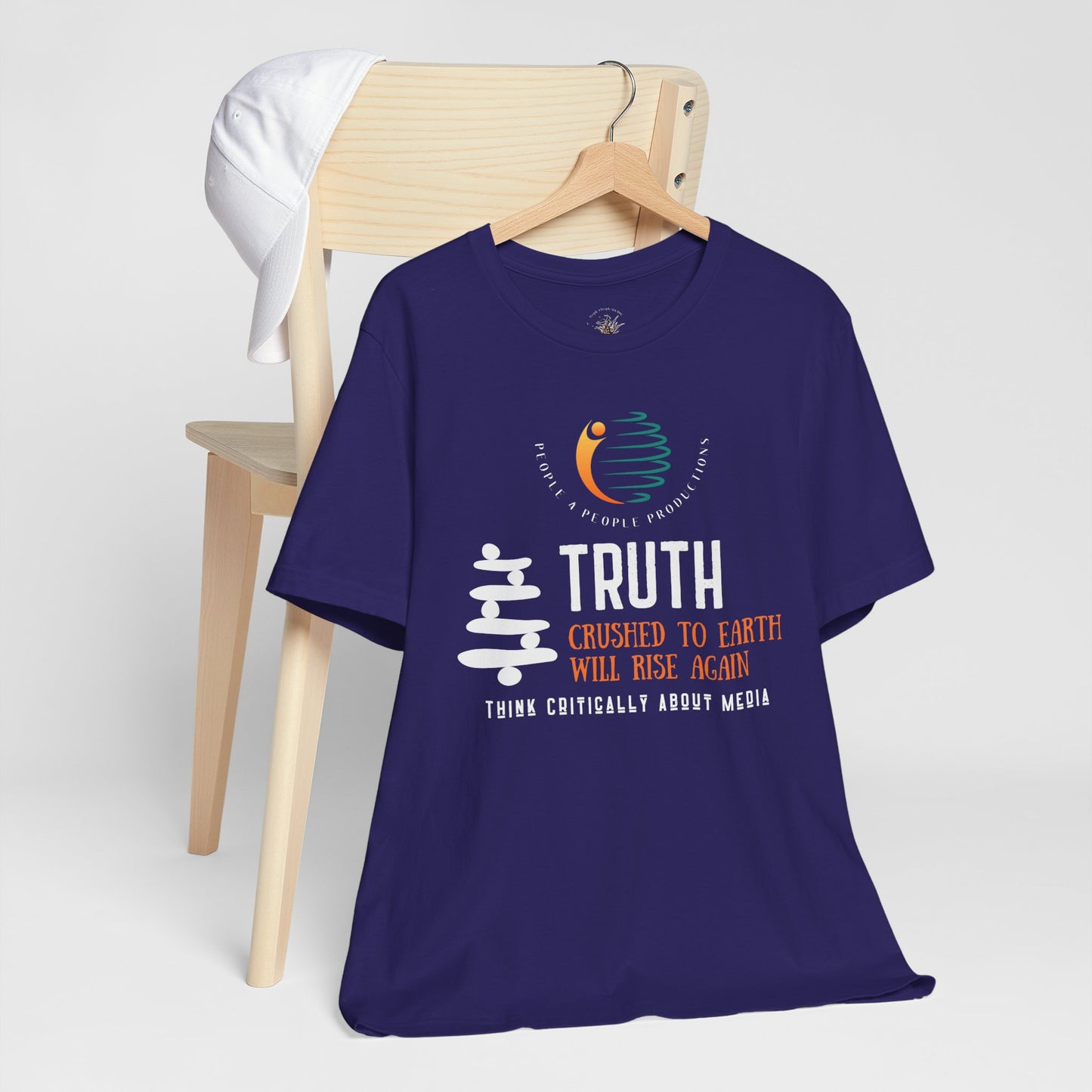 Graphic Tee Unisex Jersey Tee - "Truth Crushed to Earth Will Rise Again"