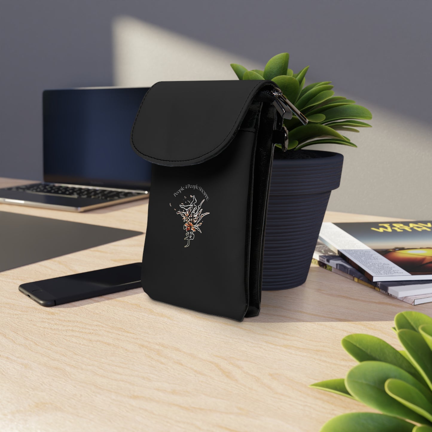 Stylish Small Cell Phone Wallet - Convenient Design for On-the-Go Use