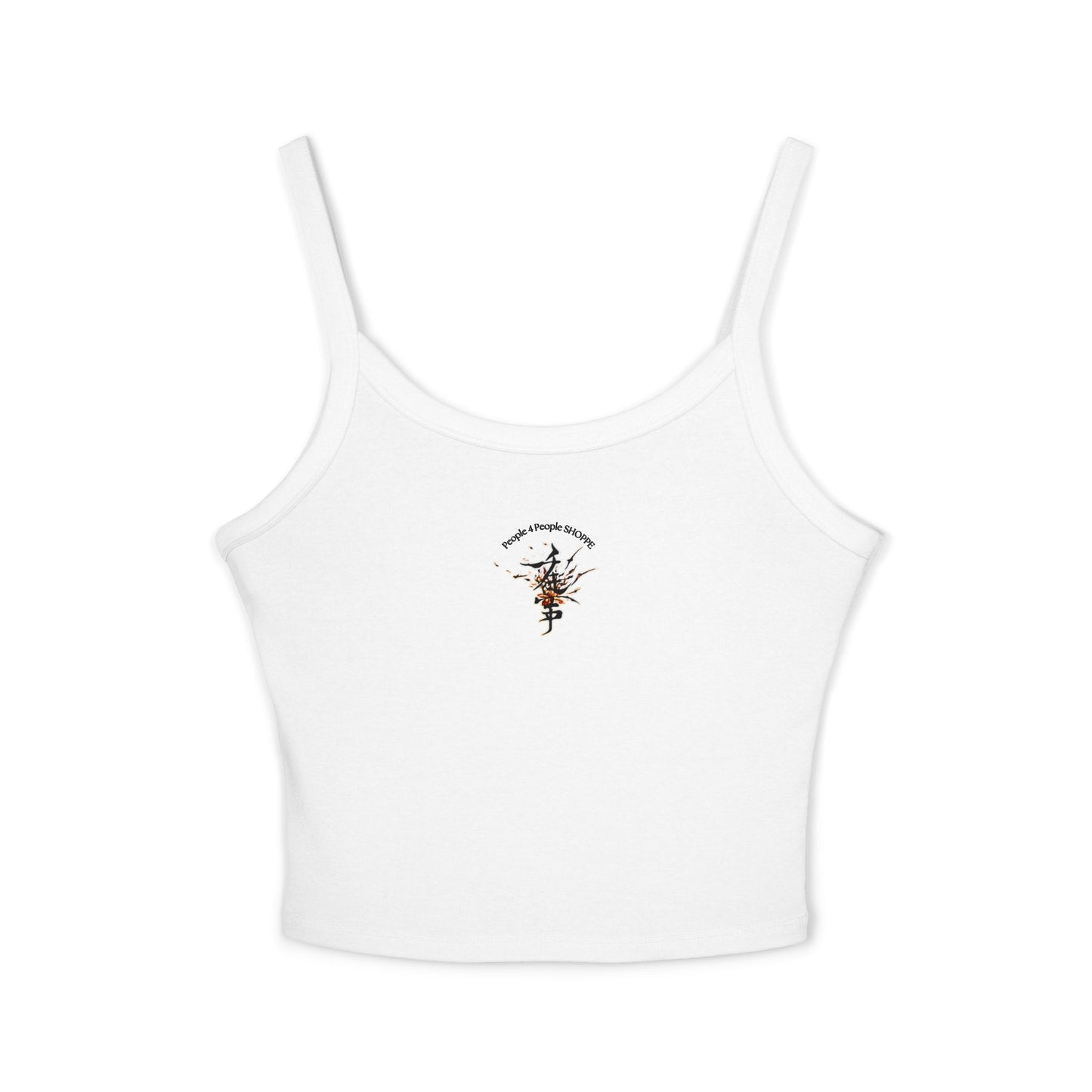 Empowering Women's Spaghetti Strap Tank Top - 'We Think. Images Matter.'