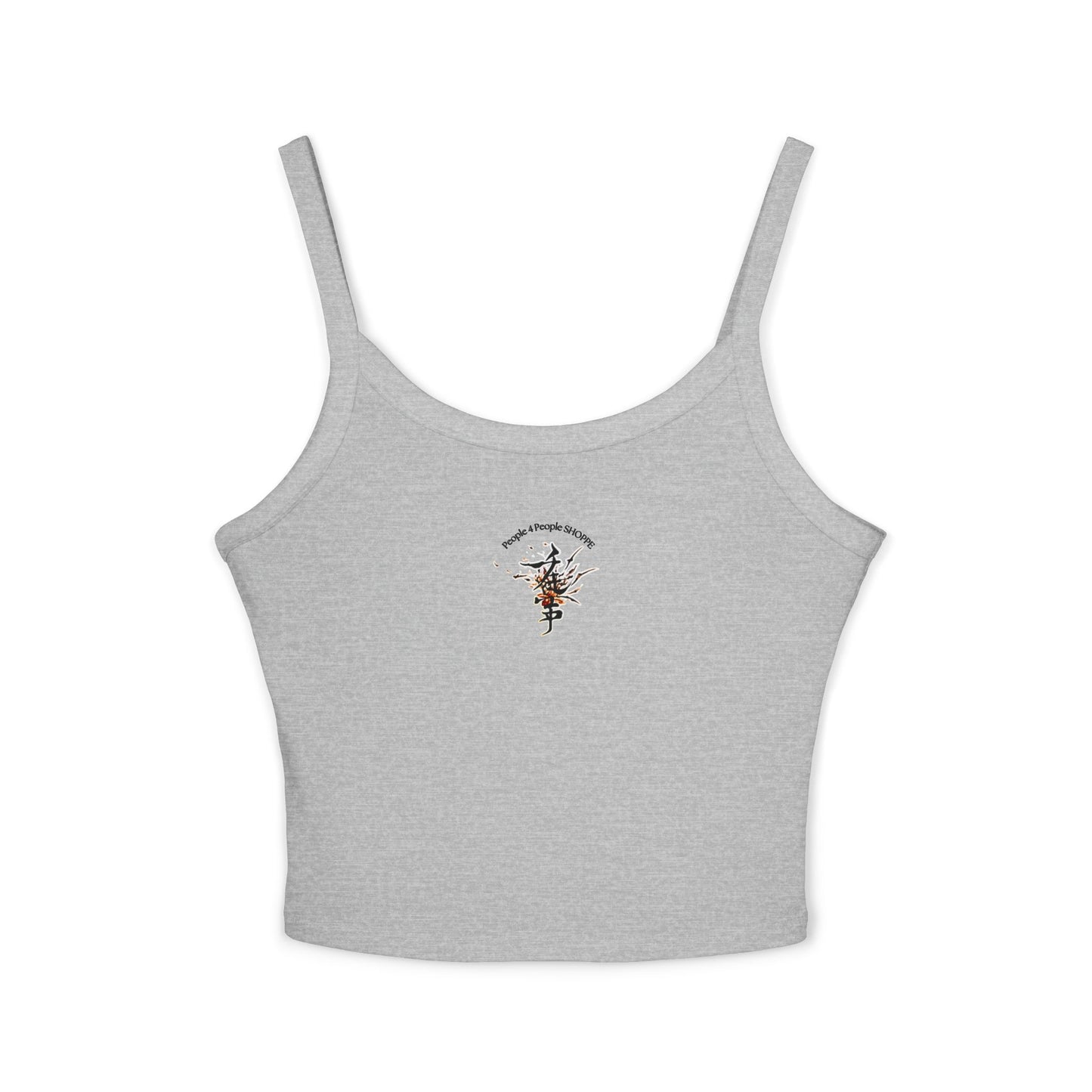 Empowering Women's Spaghetti Strap Tank Top - 'We Think. Images Matter.'