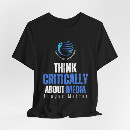 Think Critically Media Unisex Jersey Tee For Creative Minds