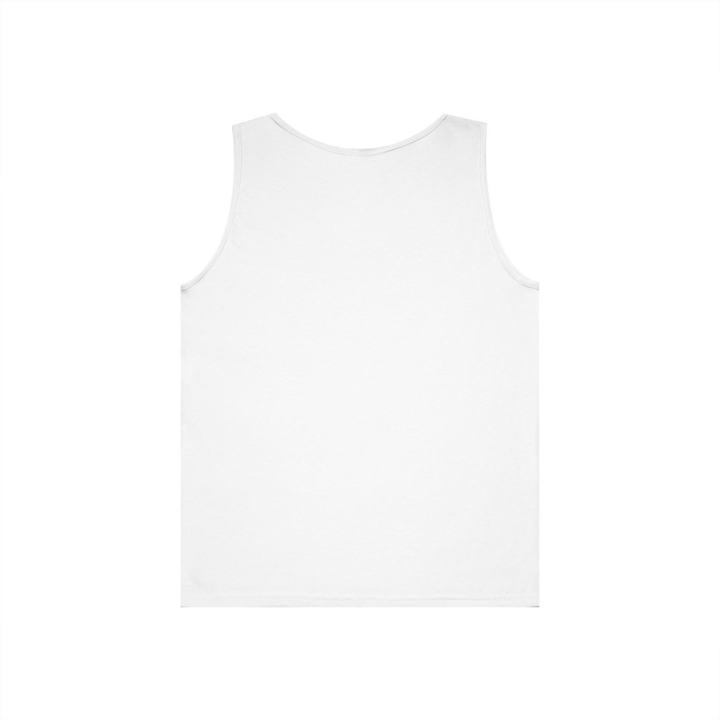 Unisex Heavy Cotton Tank Top - "Critically Think About Media" Inspirational Tank