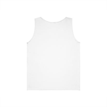 Unisex Heavy Cotton Tank Top - "Critically Think About Media" Inspirational Tank