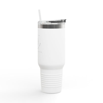 Insulated Travel Mug - 40oz Adventure Companion with Lid and Straw