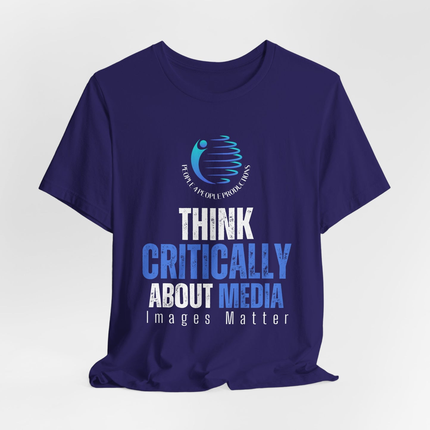 Think Critically Media Unisex Jersey Tee For Creative Minds