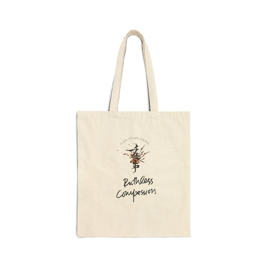Combat Media Awareness Cotton Canvas Tote Bag - Eco-Friendly Shopping & Everyday Use