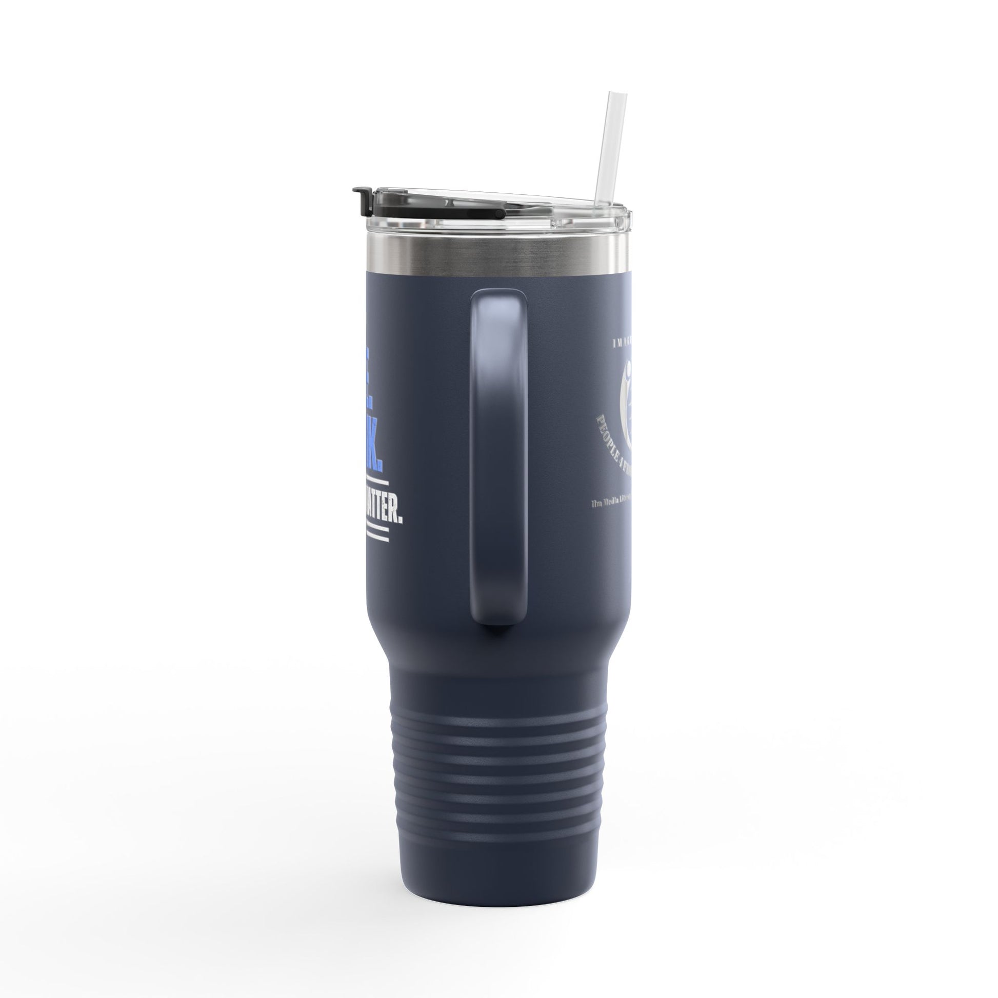 40oz Insulated Travel Mug w. Lid and Straw