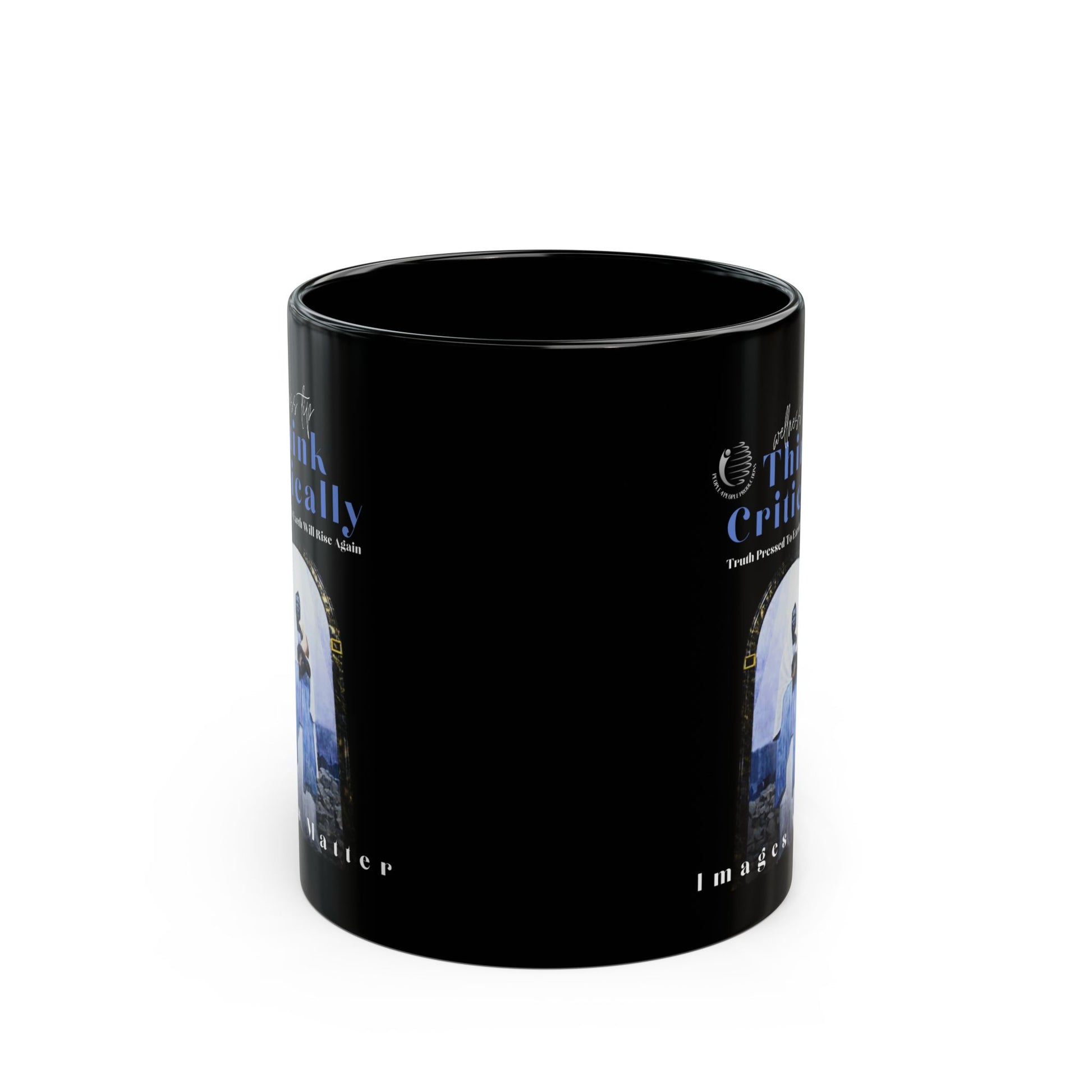 Black Inspirational Think Mug