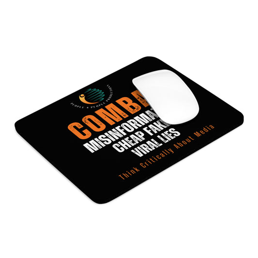 Combat Misinformation Mouse Pad Desk Accessory