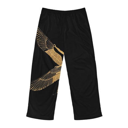 Men's Pajama Pants with Elegant Wing Design - Relax in Style