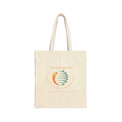 Combat Media Awareness Cotton Canvas Tote Bag - Eco-Friendly Shopping & Everyday Use