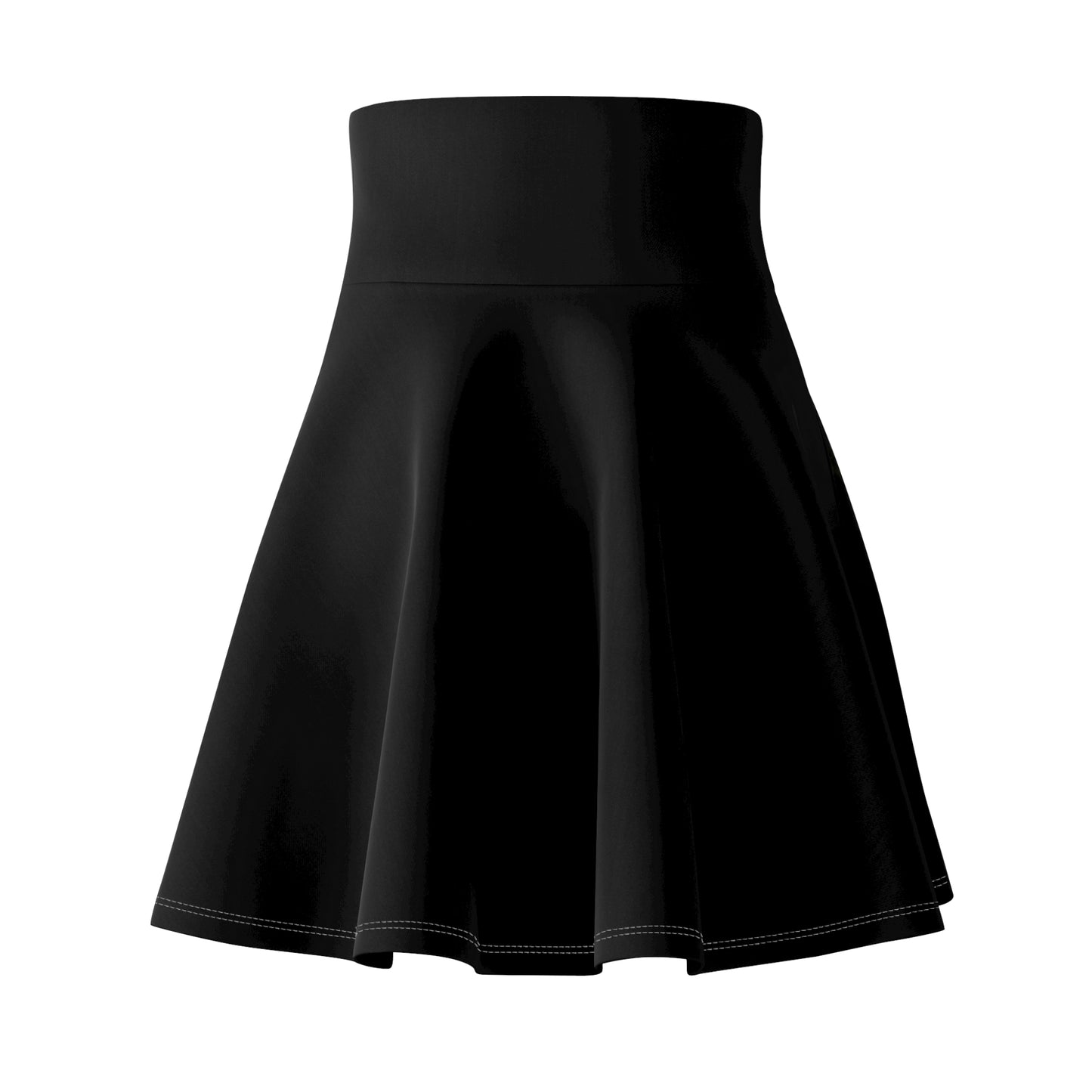 Elegant Women Skater Skirt with Ethereal Winged Design - Perfect for Casual Outings and Celebrations