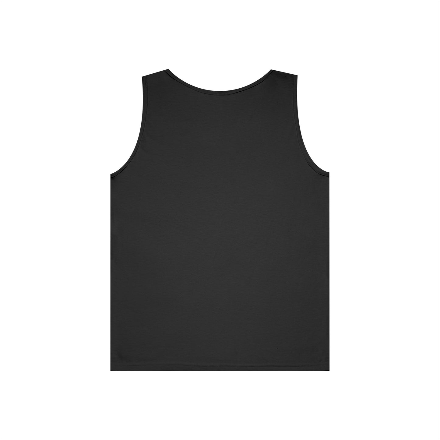 Unisex Heavy Cotton Tank Top - "Critically Think About Media" Inspirational Tank