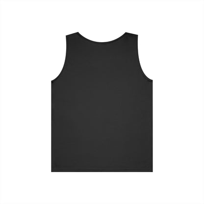 Unisex Heavy Cotton Tank Top - "Critically Think About Media" Inspirational Tank