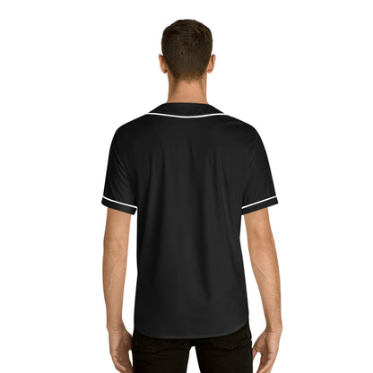 Black Men's Baseball Jersey -