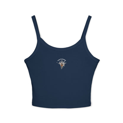 Empowering Women's Spaghetti Strap Tank Top - 'We Think. Images Matter.'