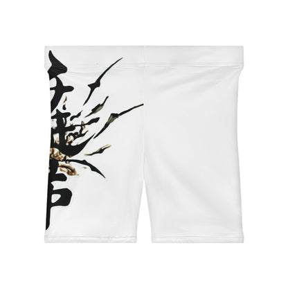 Graphic Women's Biker Shorts - Trendy Design