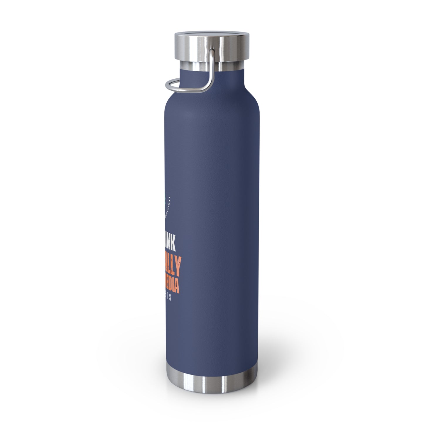 Insulated Water Bottle - Eco-Friendly 22oz with 'WE. THINK.' Design