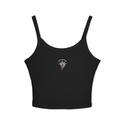 Empowering Women's Spaghetti Strap Tank Top - 'We Think. Images Matter.'