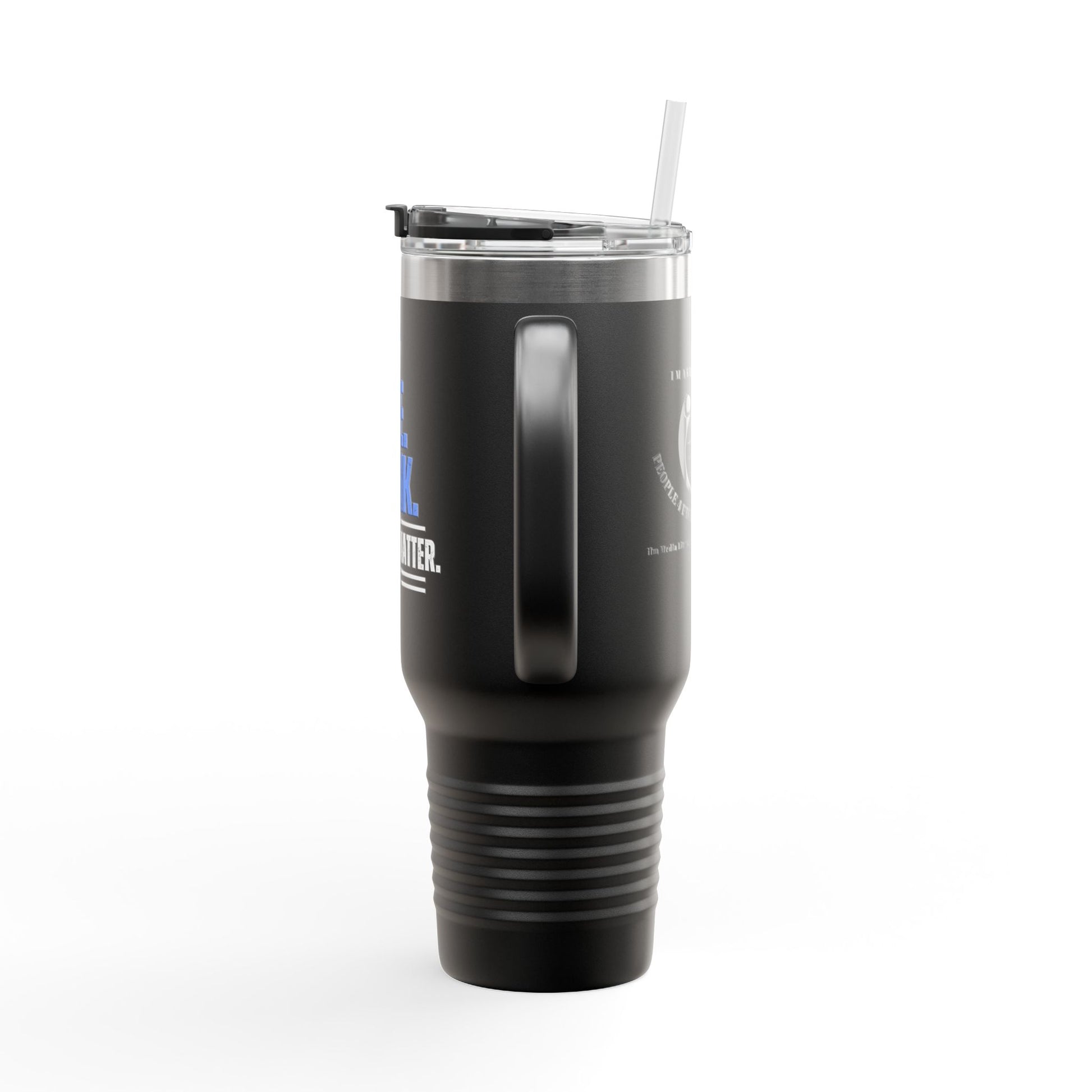 40oz Insulated Travel Mug w. Lid and Straw