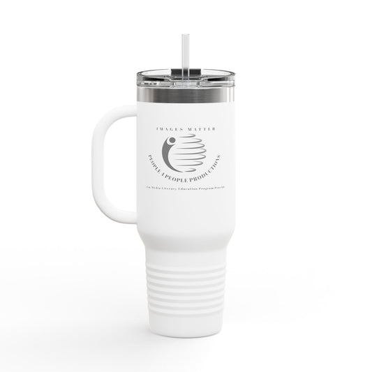 Insulated Travel Mug - 40oz Adventure Companion with Lid and Straw