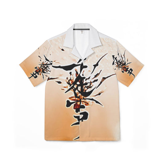 Stylish Men's Graphic Hawaiian Camp Shirt For Summer Outings