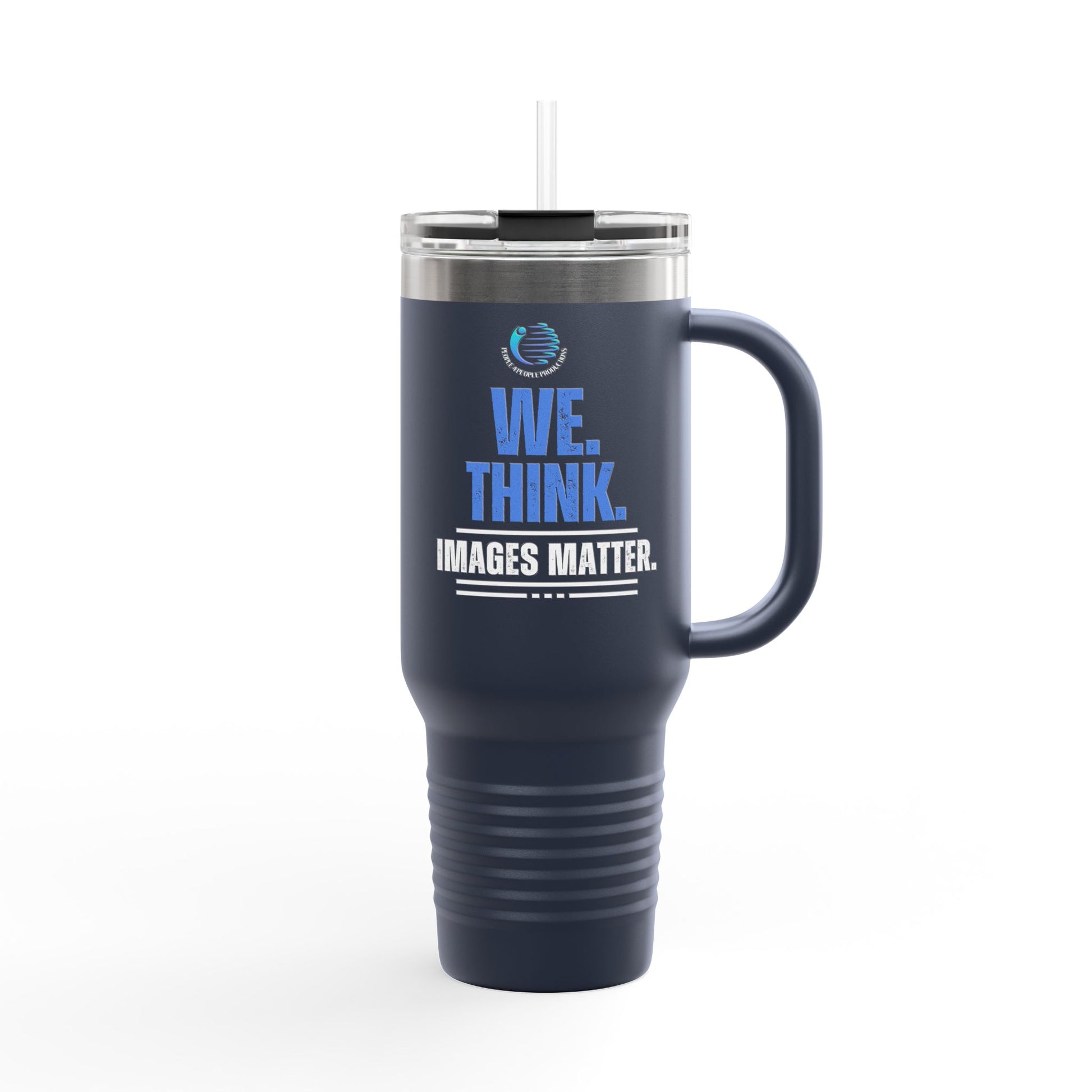40oz Insulated Travel Mug w. Lid and Straw