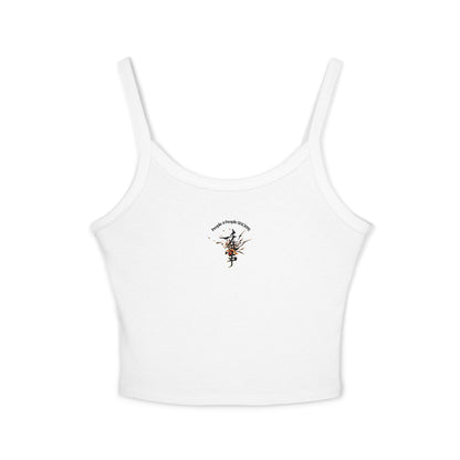Empowering Women's Spaghetti Strap Tank Top - 'We Think. Images Matter.'