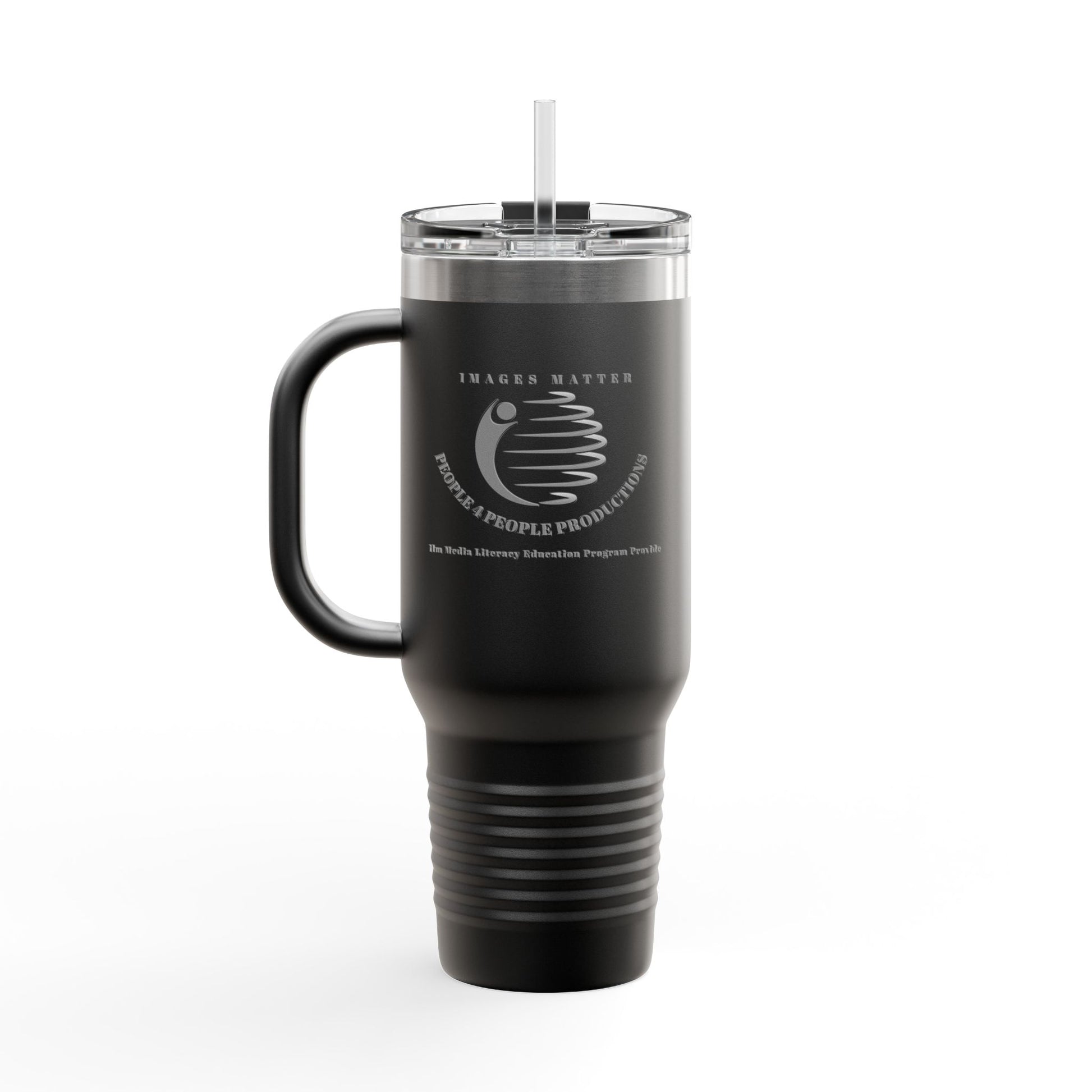 40oz Insulated Travel Mug w. Lid and Straw