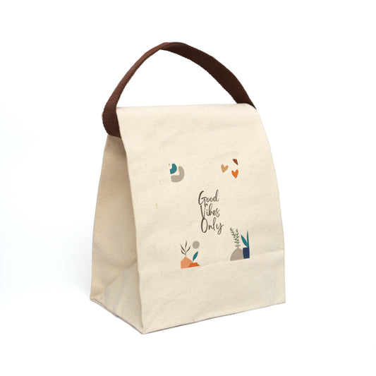 Eco-Friendly motivational Canvas Lunch Bag