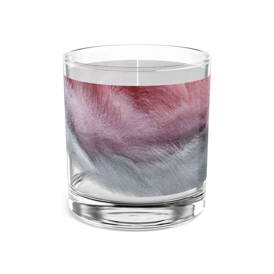 Elegant 10oz Rocks Glass with Abstract Pastel Design - Perfect for Home Bars and Gift Giving