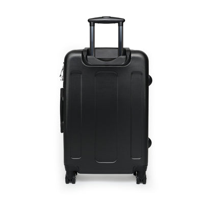 US Inspirational Floral Suitcase - 'Faith: It Does Not Make Things Easy, It Makes Them Possible'