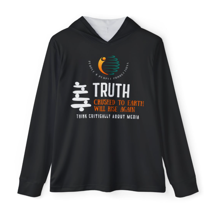 Men's Sports Warmup Hoodie - 'Truth Crushed to Earth' Design for Active Mindsets